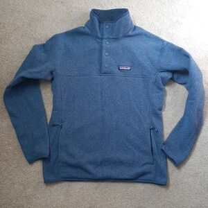 PATAGONIA BETTER SWEATER BLUE MARSUPIAL LIGHTWEIGHT PULLOVER M KANGAROO